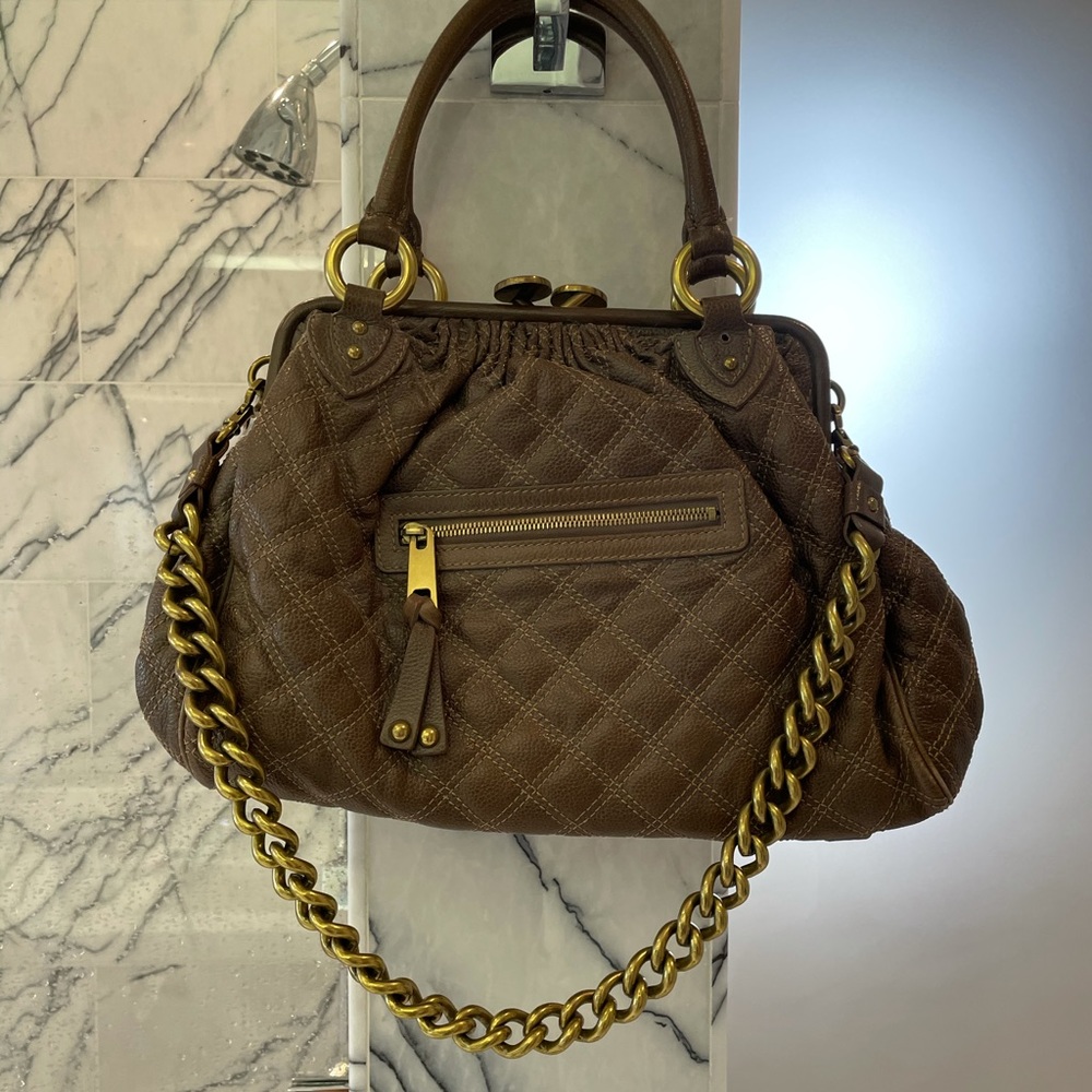 MARC JACOBS quilted kisslock bag